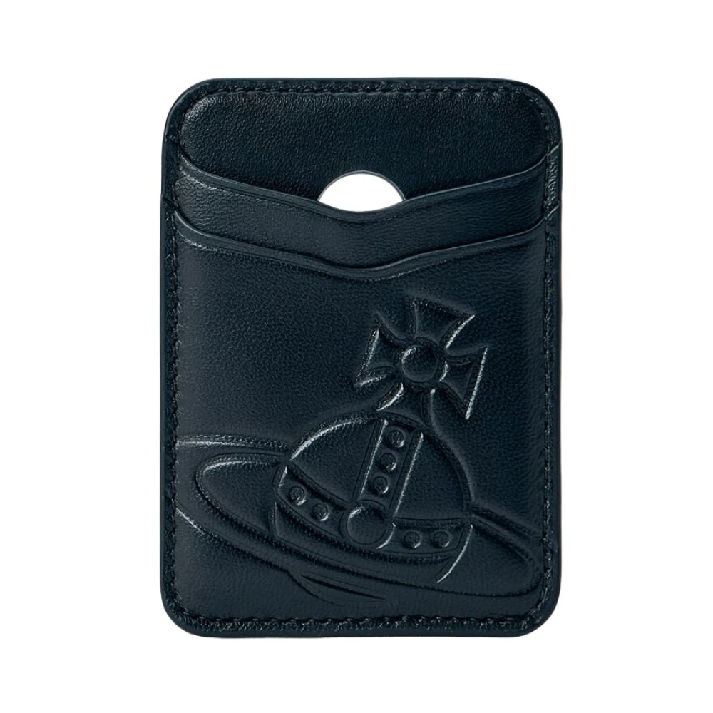 Vivienne Westwood Men's Viv Leather Card Holder - Black - Image 3