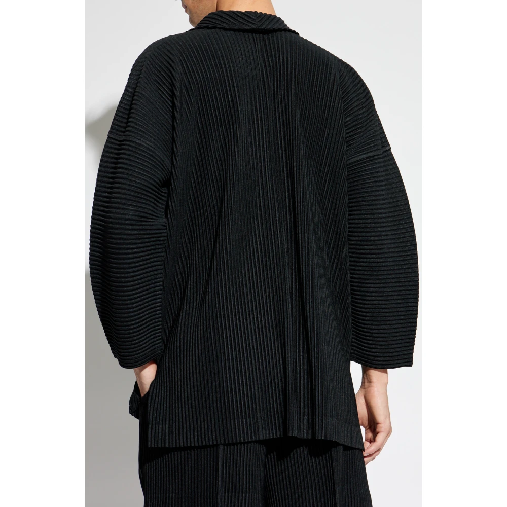 Issey Miyake Geplooide blazer van Homme Plisse Black Heren