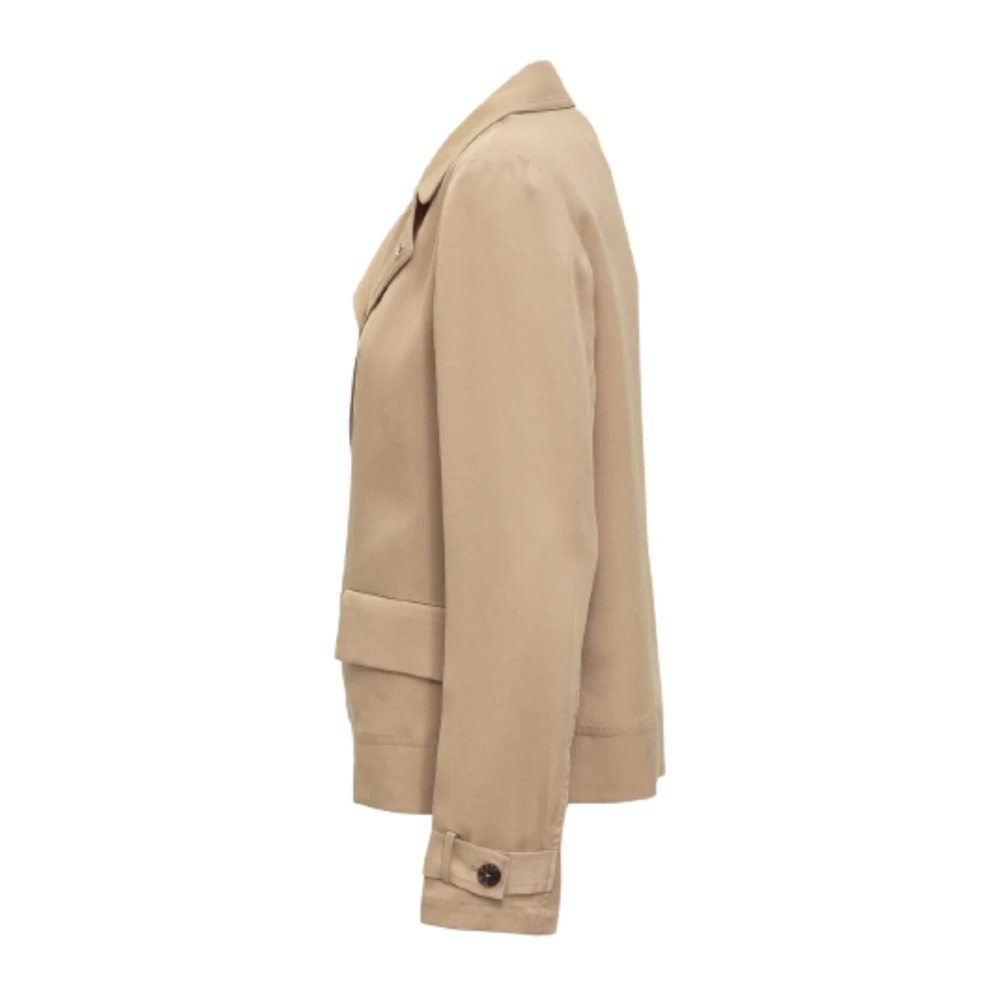 Calvin Klein Dames Regular Fit Jas Beige Dames