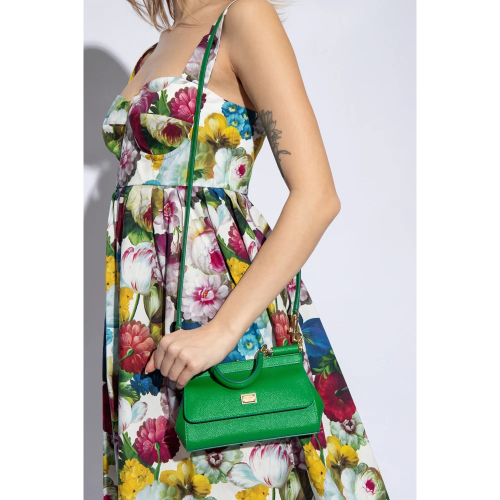 Dolce & Gabbana Sicily Small schoudertas Green Dames