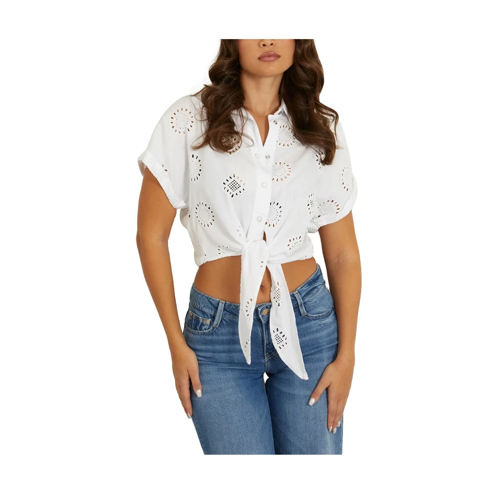 Guess Witte Chique Shirt White Dames