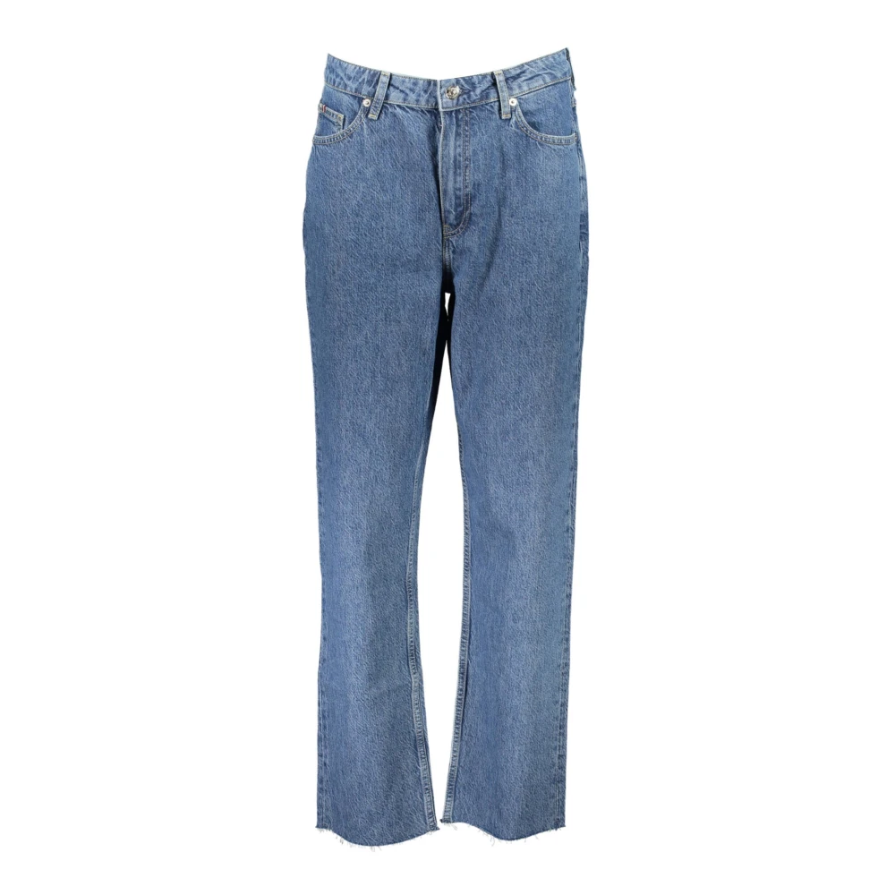 Tommy Hilfiger Klassiska Straight Denim Jeans Blå Blue, Dam