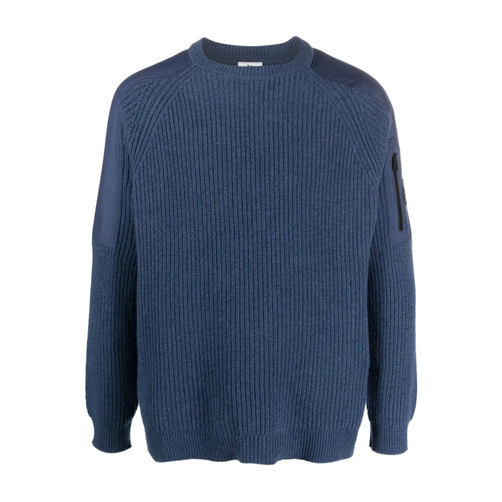Woolrich Blauwe Sweatshirt Aw23 Blue Heren