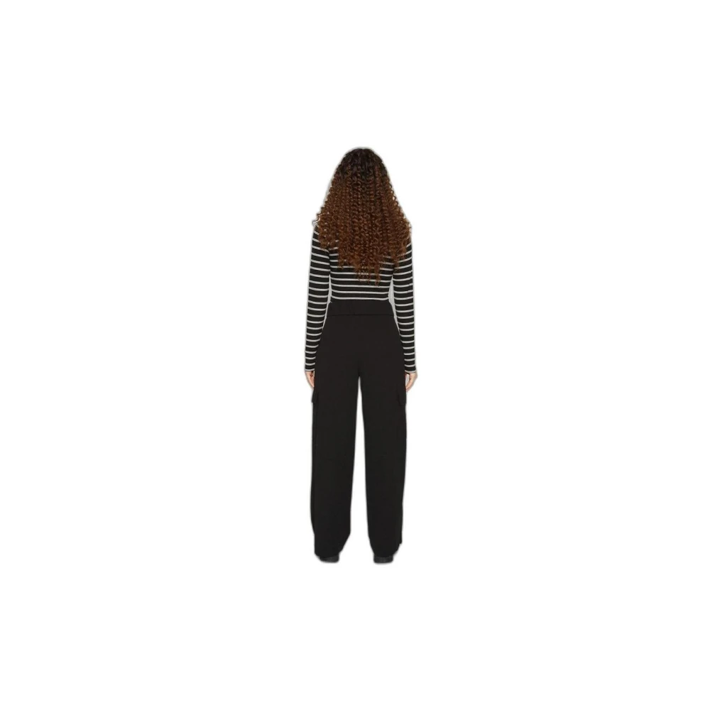 Jacqueline de Yong Zwarte Cargo Broek Lente Zomer Collectie Black Dames