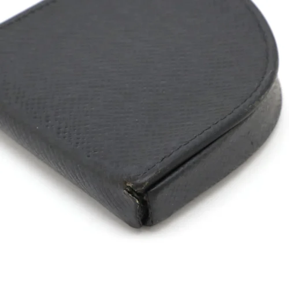 Louis Vuitton Vintage Pre-owned Leather wallets Black Heren