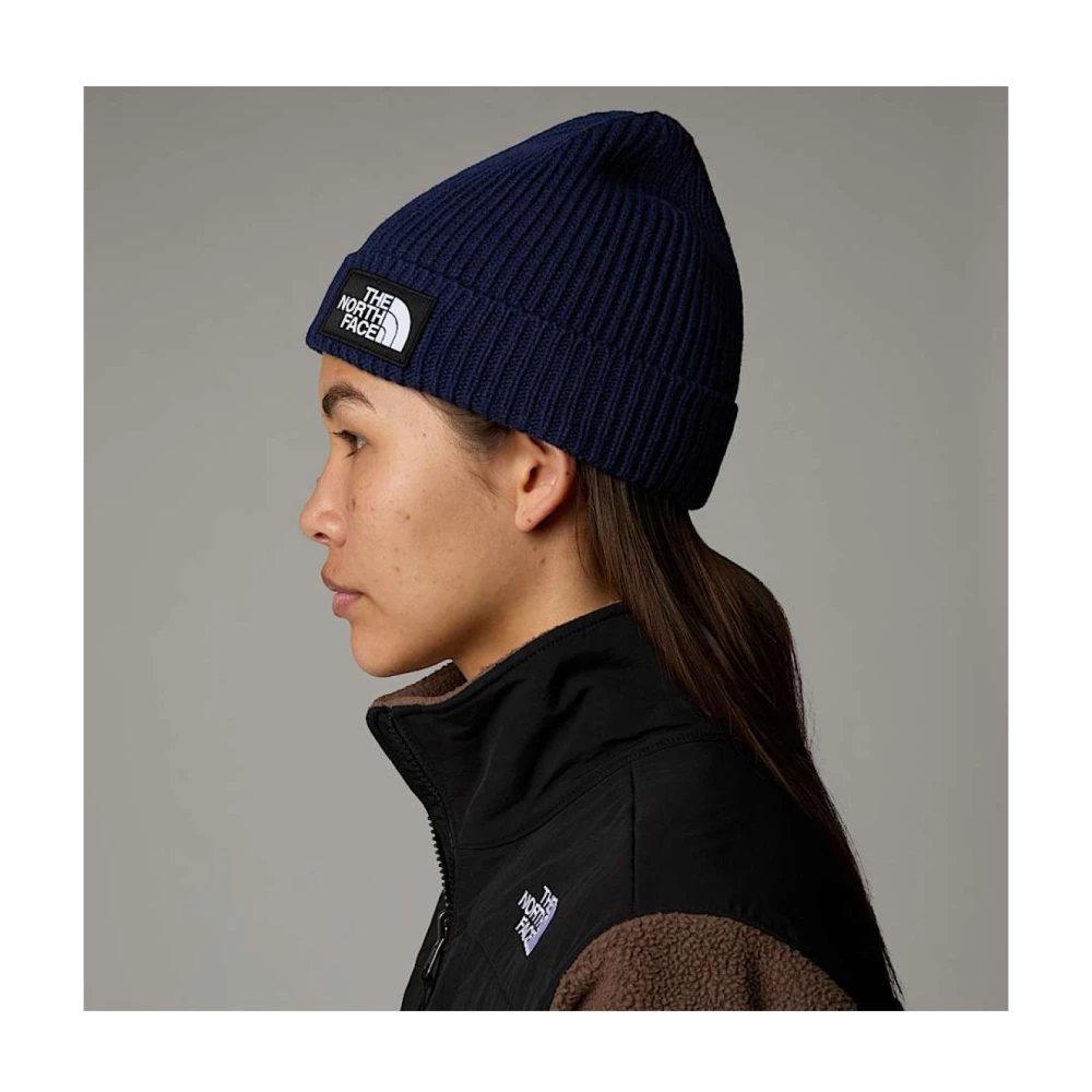 The North Face Omkeerbare muts met vierkant logo Blue Unisex