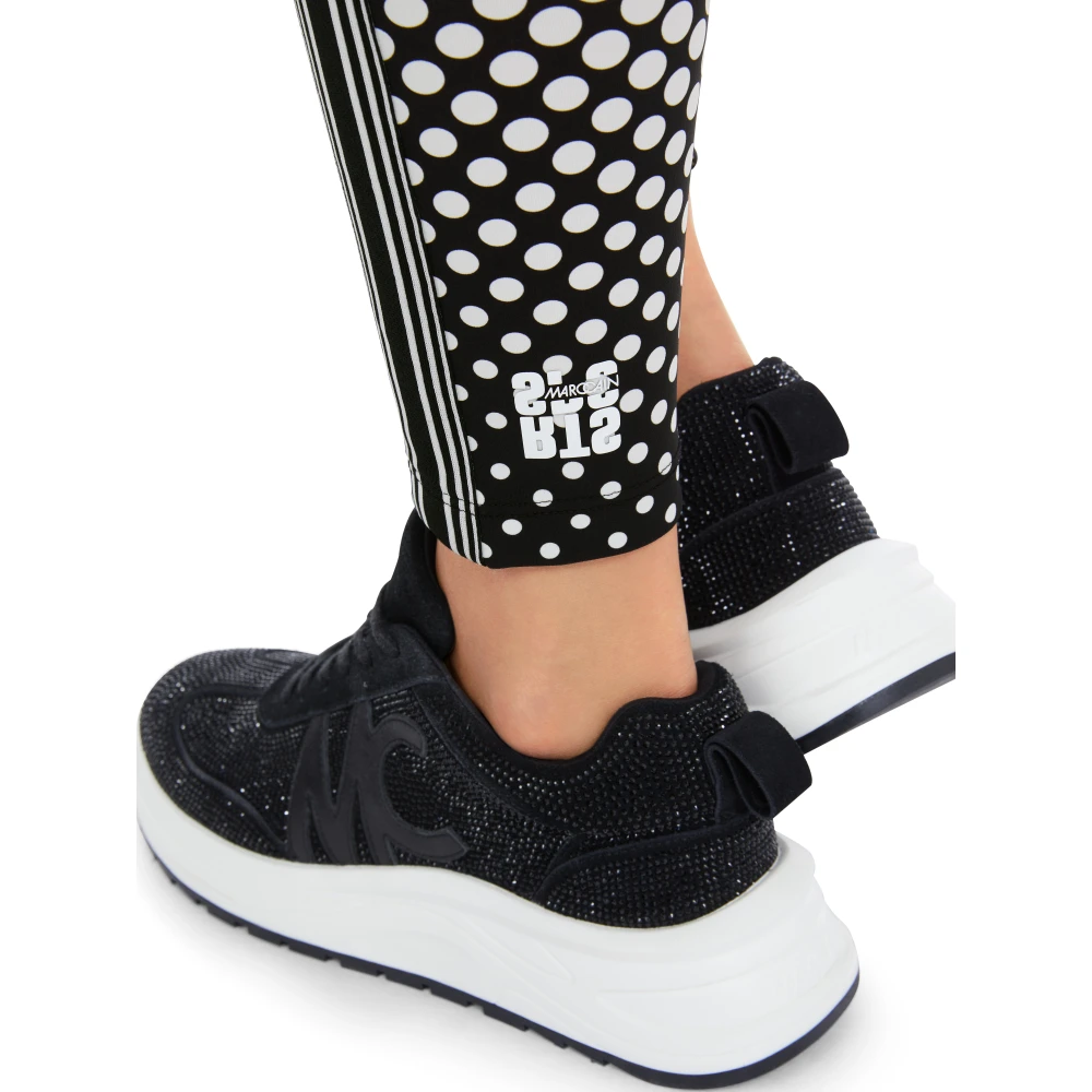Marc Cain Grafische Leggings Model Santa FÈ Black Dames