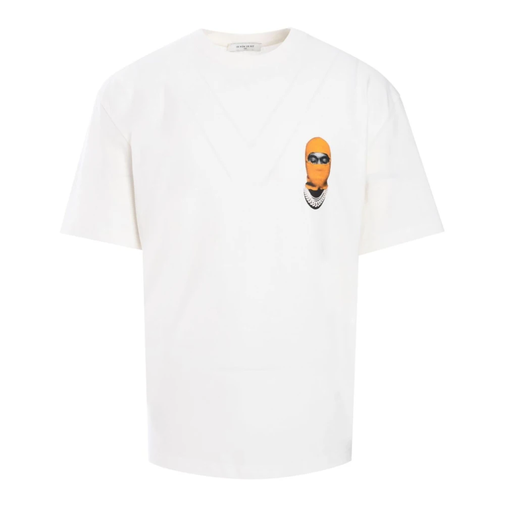 IH NOM UH NIT Wit Grafisch Print Katoenen T-shirt White Heren