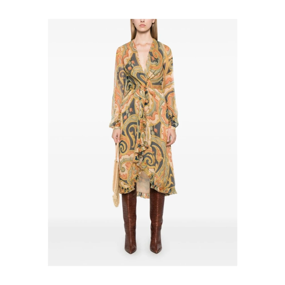 ETRO Elegante Zwarte Jurk voor Vrouwen Multicolor Dames