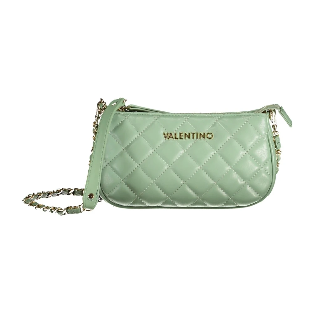 Valentino by Mario Valentino Groene Schoudertas met Afneembare Kettingriem Green Dames