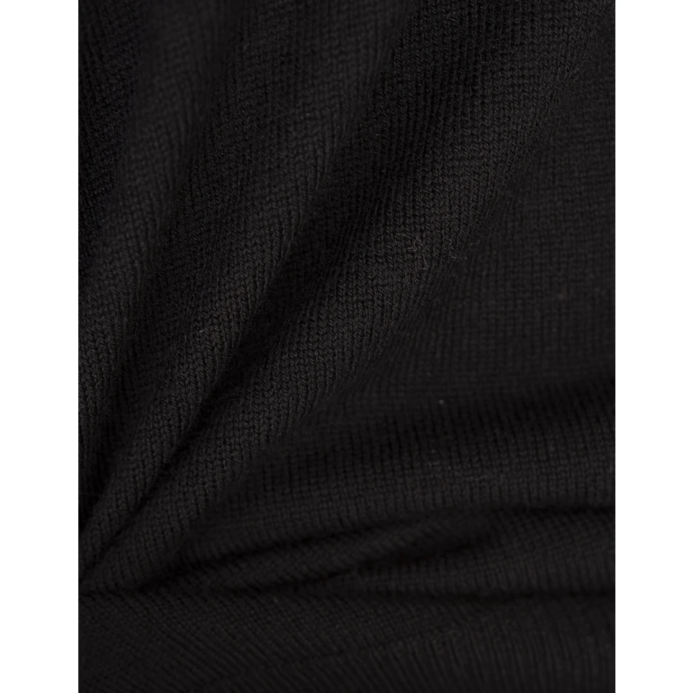 Zanone Zwarte Boothals Trui Black Dames