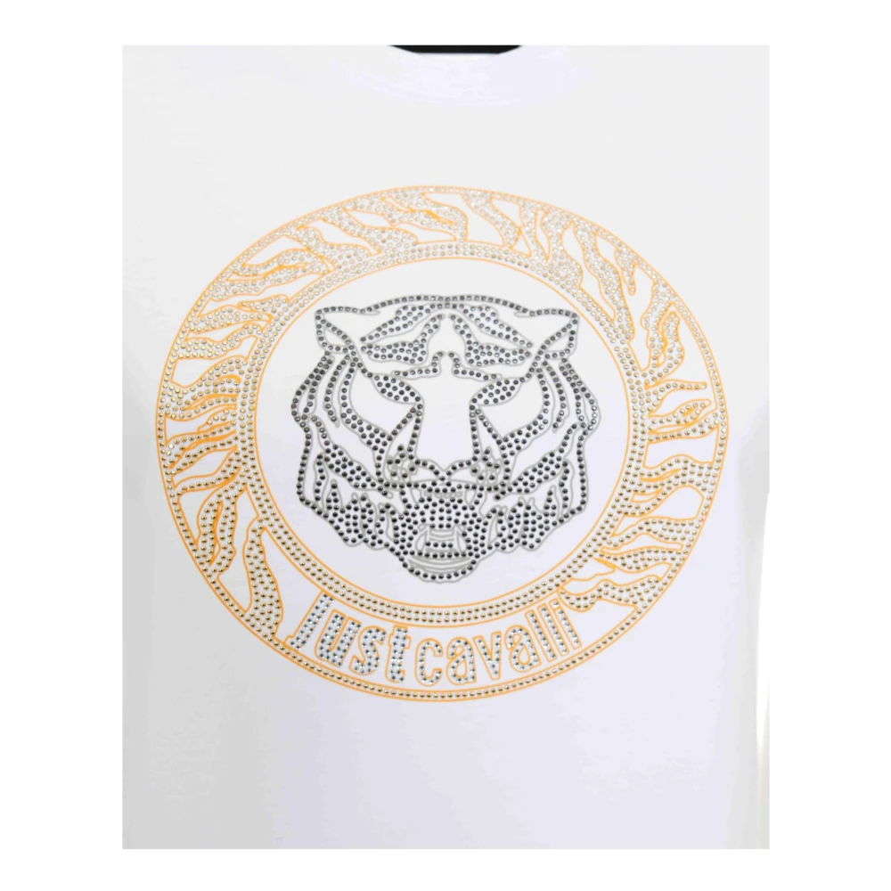 Just Cavalli T-shirts en Polos White Dames