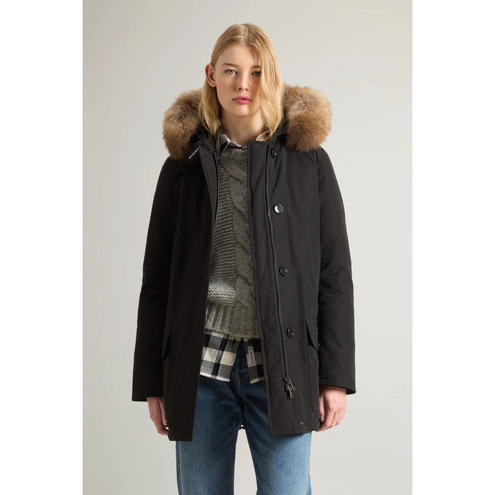 Woolrich Zwarte Arctic Parka Jas Black Dames