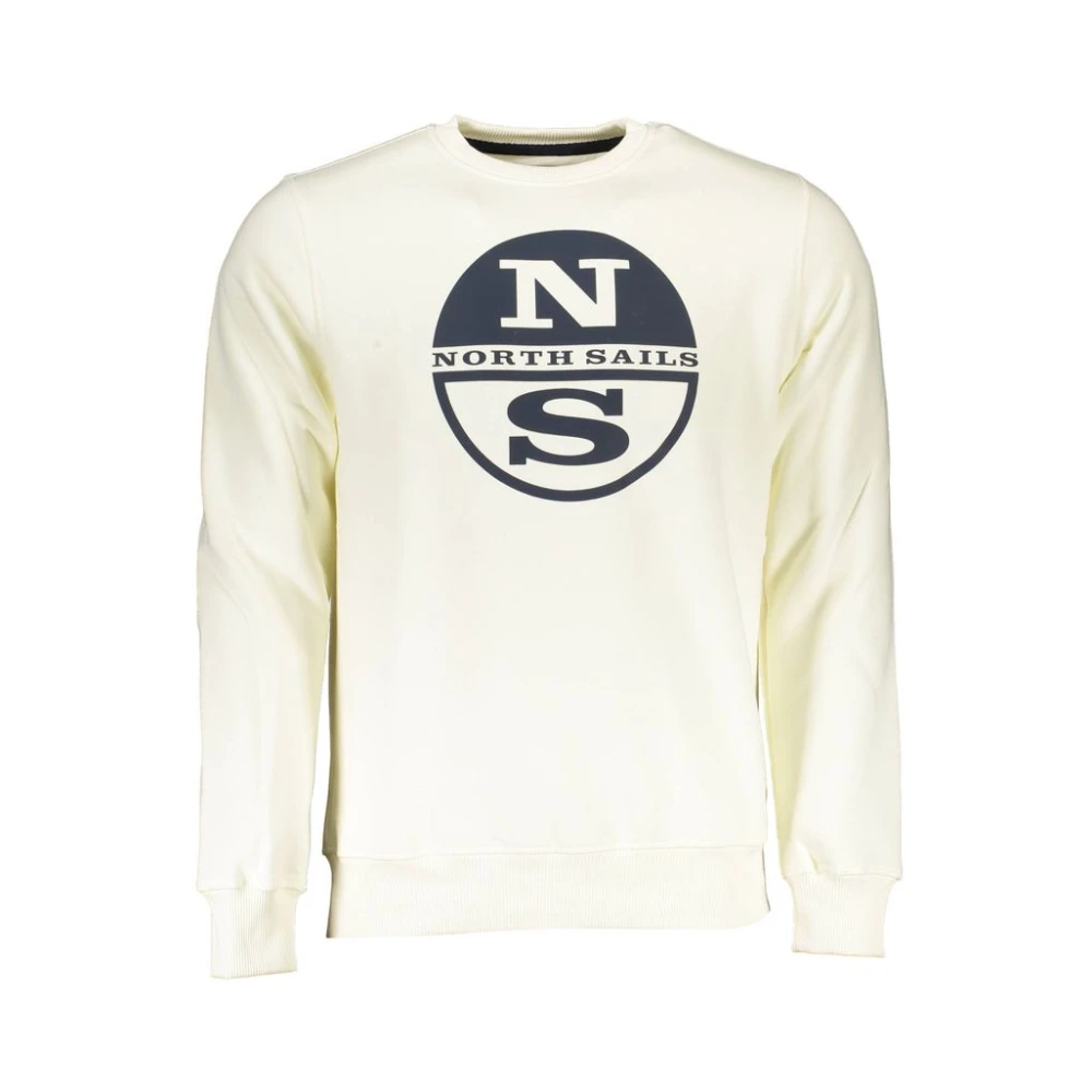North Sails Bianco Cotton Men Sweatshirt - XXL - Image 3