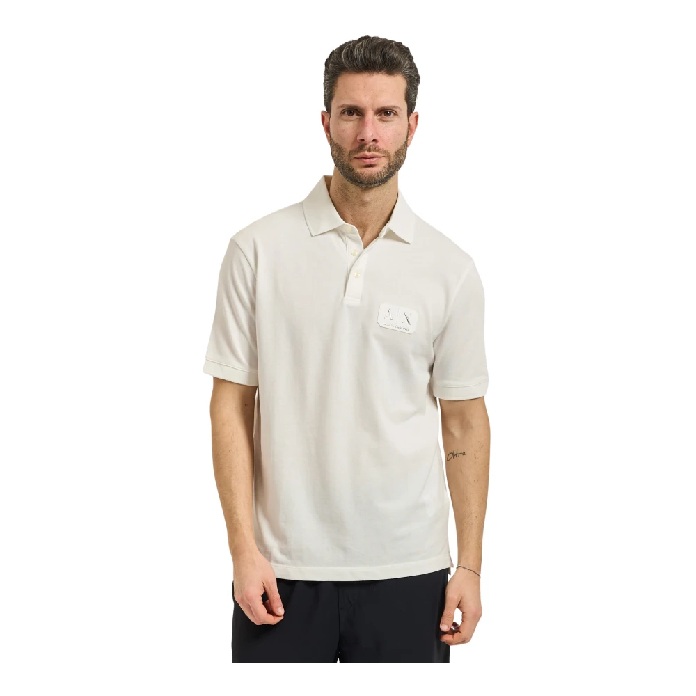 Armani Exchange Hombre Polo De Algodón