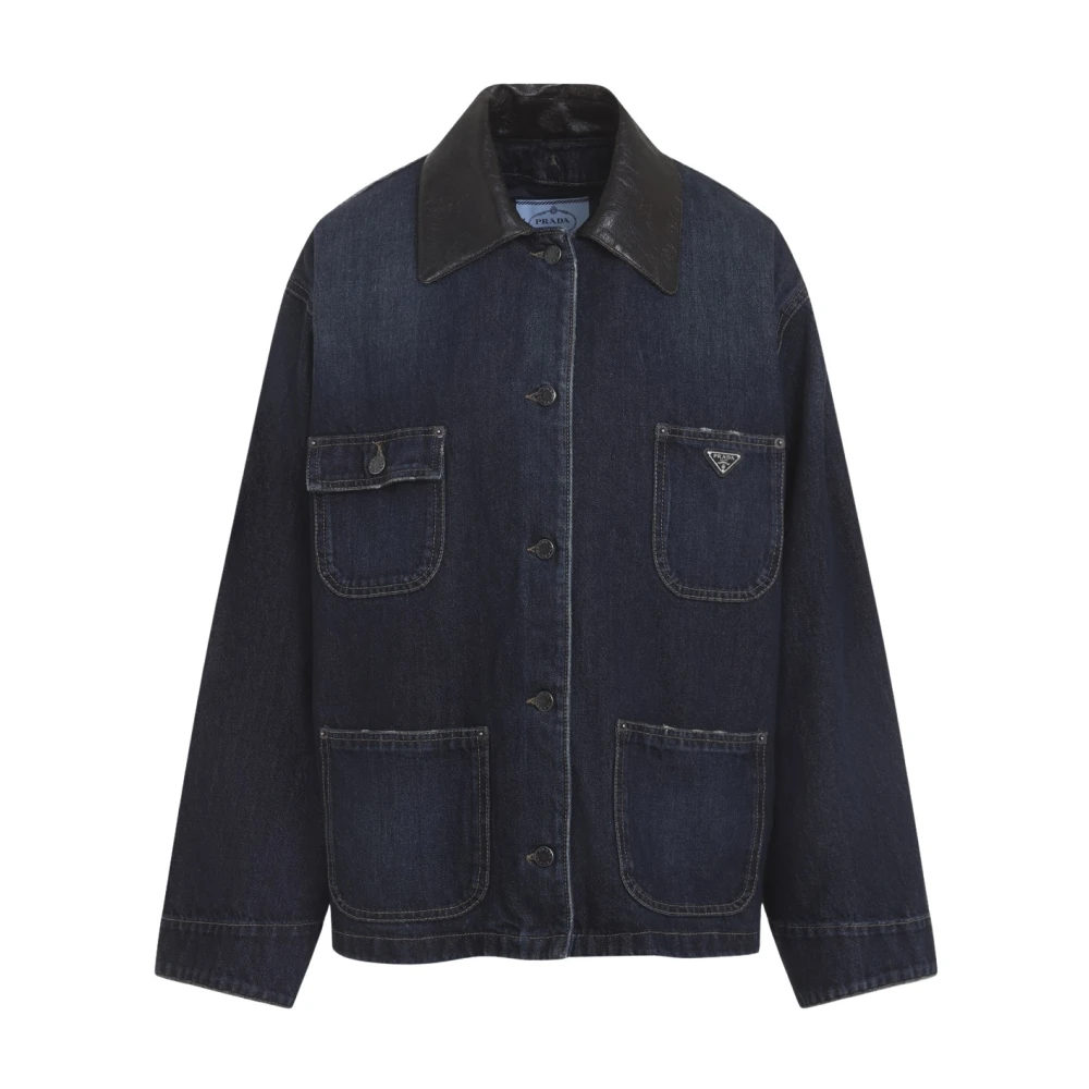 Prada - Chaqueta Vaquera Bleu - Jackets - Mujer - Azul - S