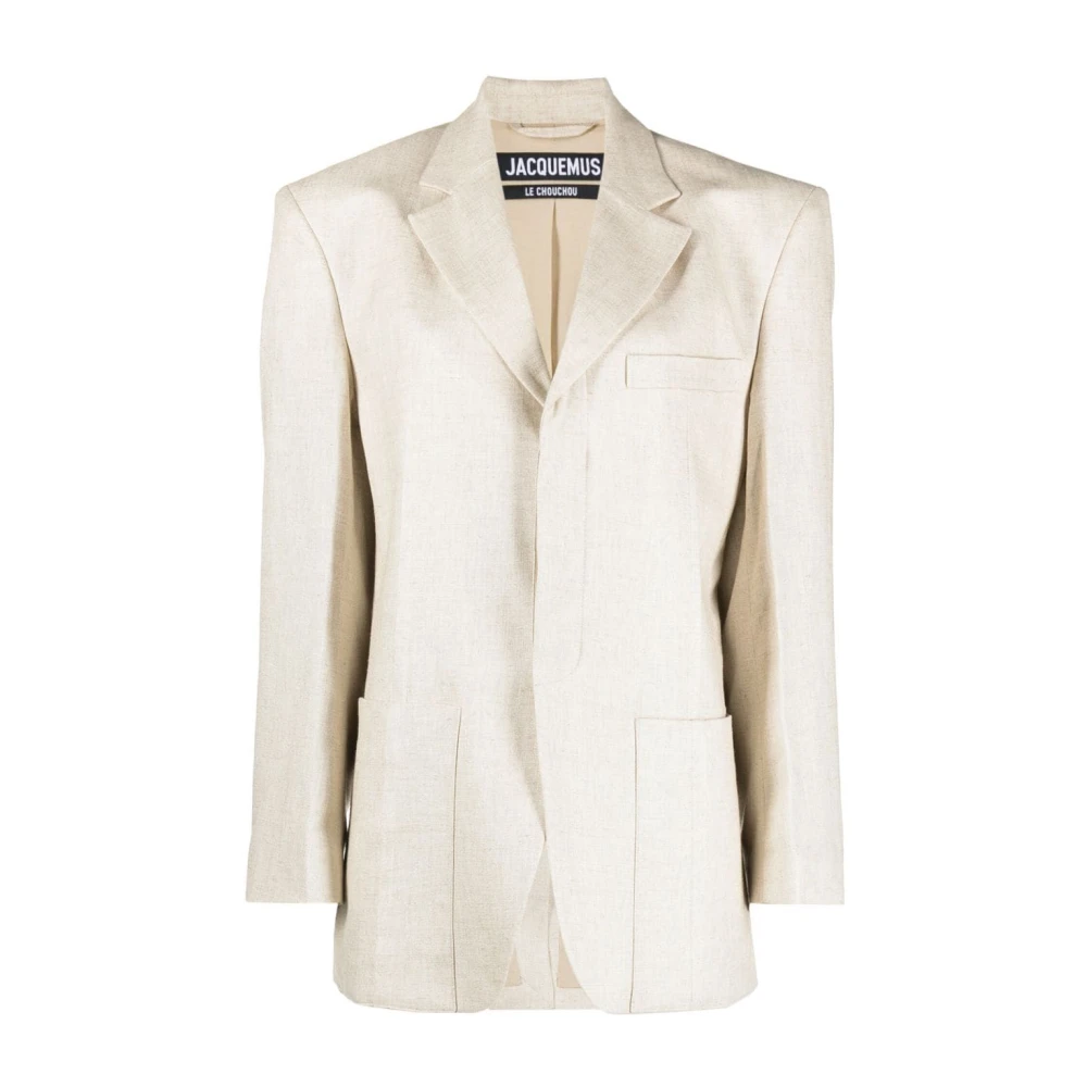 Jacquemus Licht Beige Herenjas Beige Dames