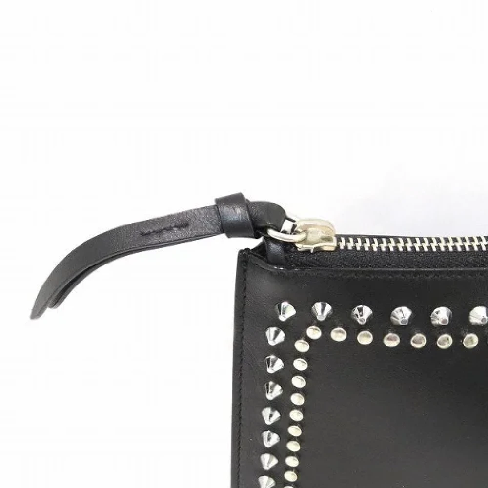Jimmy Choo Pre-owned Leather clutches Black Dames