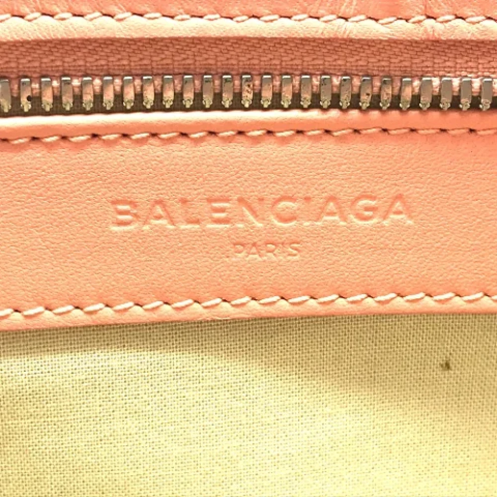 Balenciaga Vintage Pre-owned Cotton balenciaga-bags Beige Dames