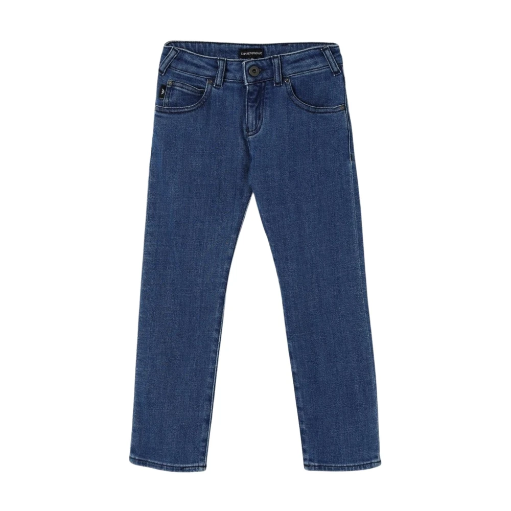 Emporio Armani Boys Blue Classic Kids Denim Jeans