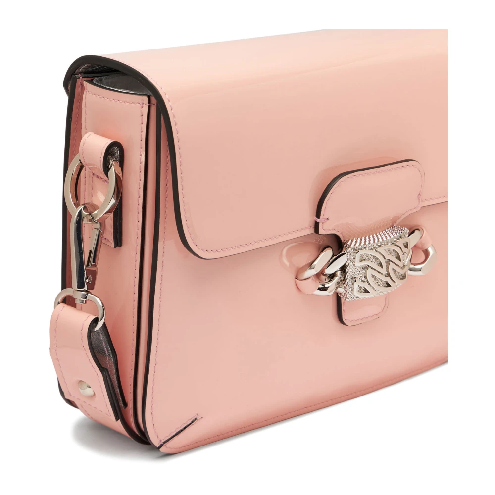 Casadei Minou-gekleurde Leren Tas Pink Dames
