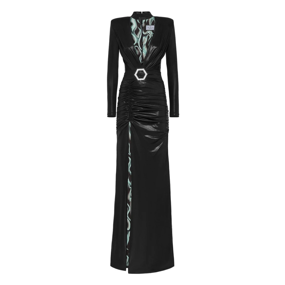 Philipp Plein Elegante Zwarte Jurk Saecwrg3332Pjy002N02 Black Dames
