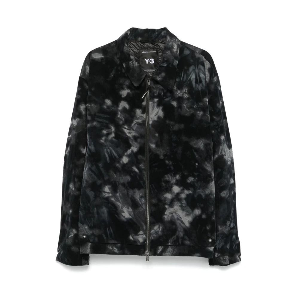 Y-3 Blauw zwarte lichtgewicht PrimaLoft jas Multicolor Heren