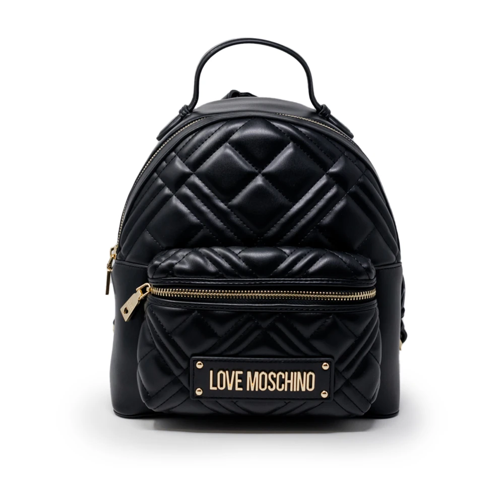 Love Moschino Women's Black Backpack Autumn/Winter Collection