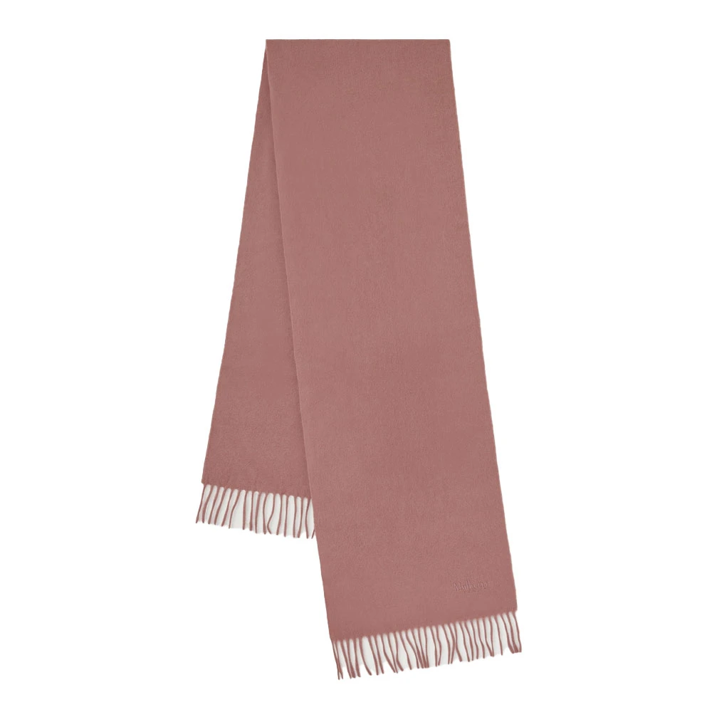 Mulberry Kasjmier Sjaal in Herfstroos Pink Heren