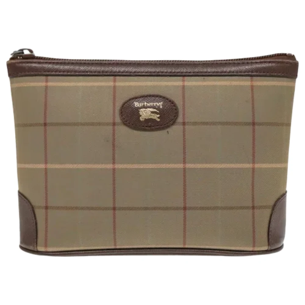 Burberry Vintage Pre-owned Canvas clutches Multicolor Dames