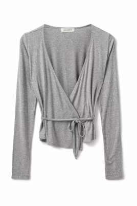 wickelbluse-grau-melange-stilvoll