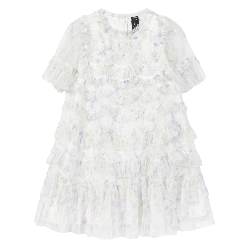 Needle & Thread , Dresses, Female, Multicolor, 3 Y | 98 Cm, Trailing Floral Ruffle Dress