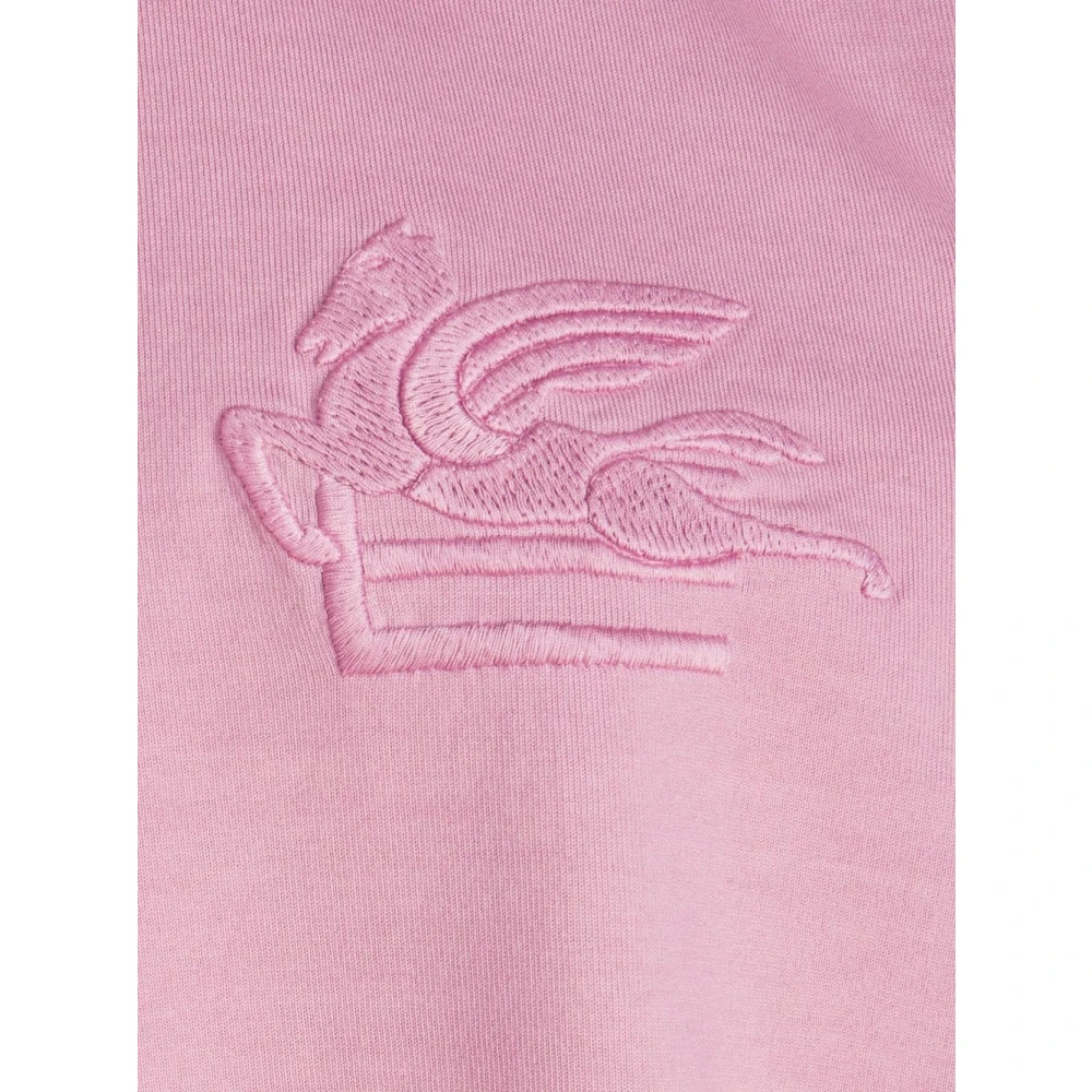 ETRO Elegant Roze T-shirt met korte mouwen Pink Dames