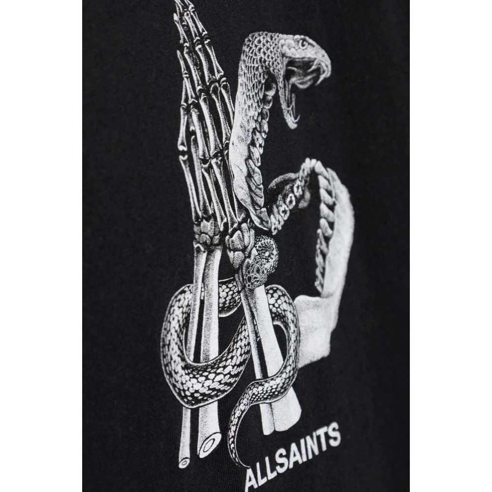 AllSaints T-shirt 'Asp' Black Heren