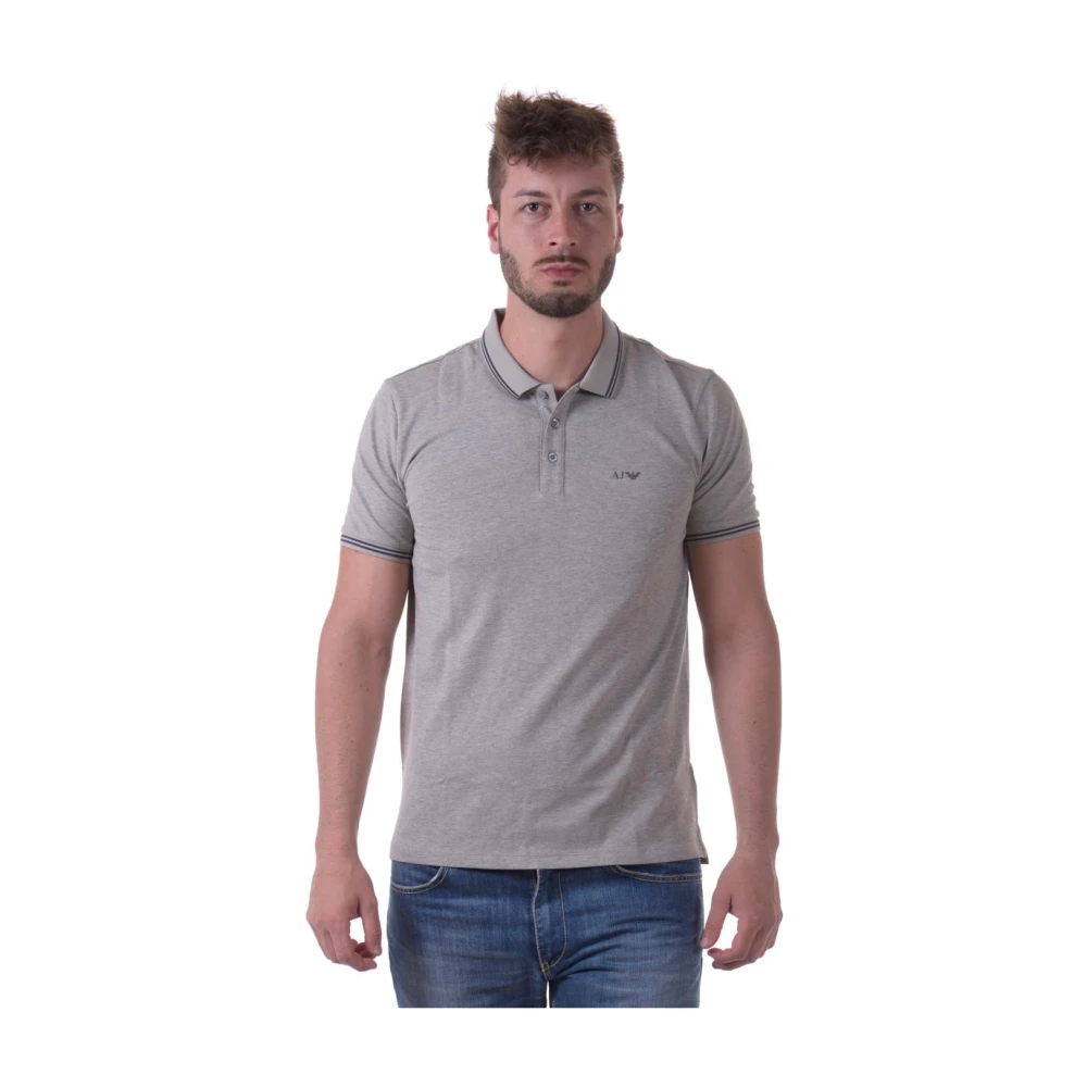 Armani Jeans Polo Shirts Gray, Herr