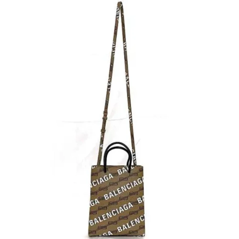 Balenciaga Vintage Pre-owned Fabric balenciaga-bags Brown Dames