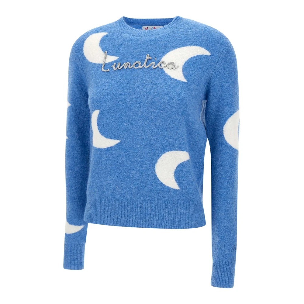 MC2 Saint Barth Blauwe Sweaters voor Mannen Blue Dames