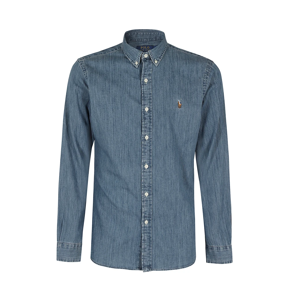 Polo Ralph Lauren Denim Overhemd Blue Heren