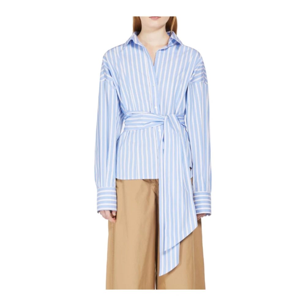 Max Mara Weekend Shirts Torino Stijl Blue Dames