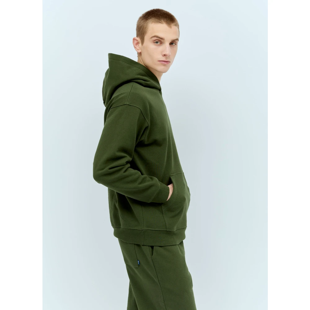 Dime Mtl Logo Hoodie van Katoenfleece Green Heren