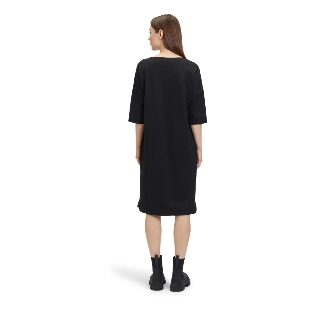 Betty & Co Jerseyjurk met studs Black Dames