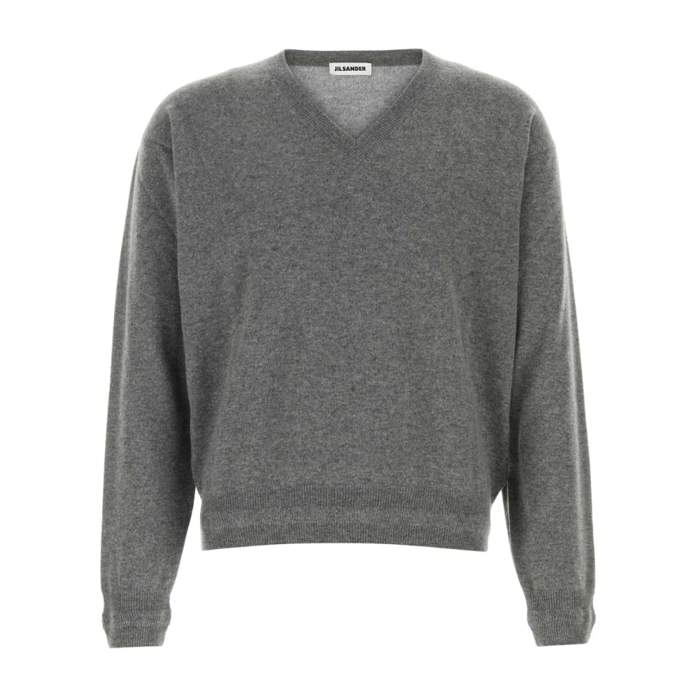 Jil Sander Men's Gray Cashmere Sweater - Image 2