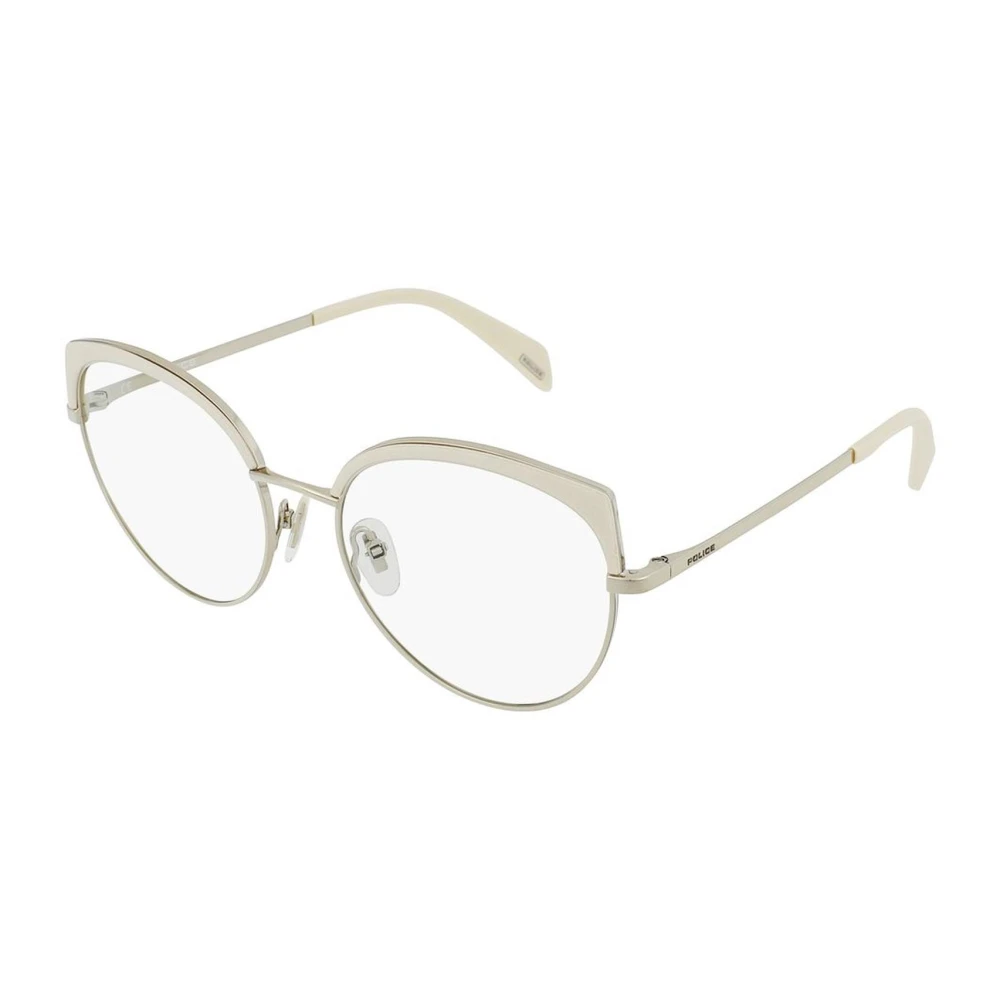 Police Metalen Frame Cat Eye Bril Yellow Dames