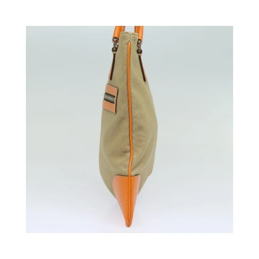 Prada Vintage Pre-owned Canvas prada-bags Orange Dames