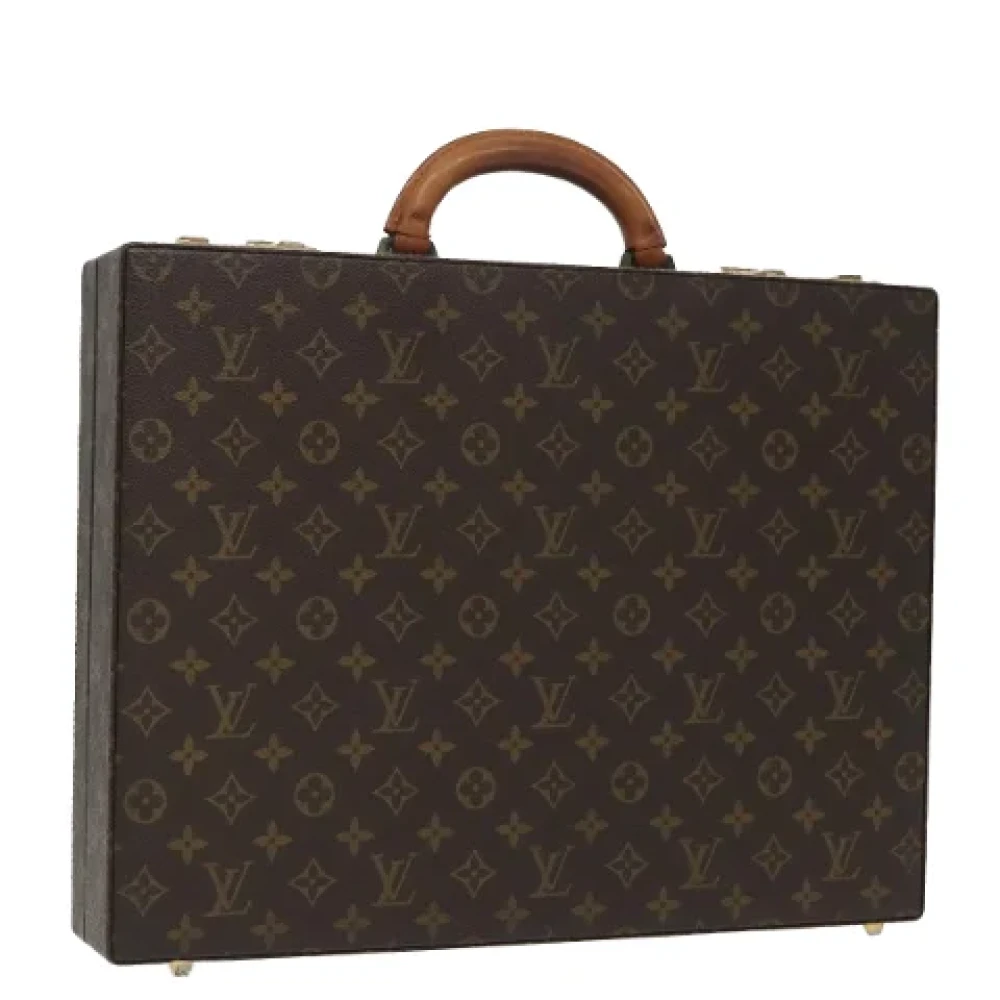Louis Vuitton Vintage Pre-owned Canvas briefcases Brown Dames