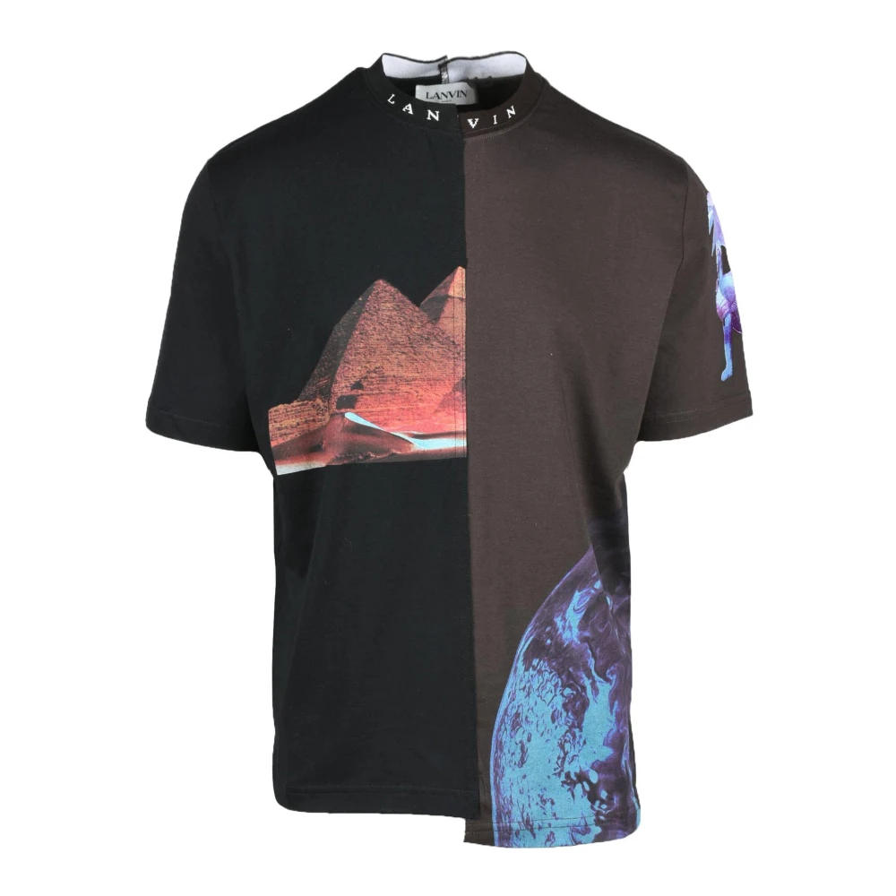 Lanvin - Tops > T-Shirts - Black - Lanvin - Modalova