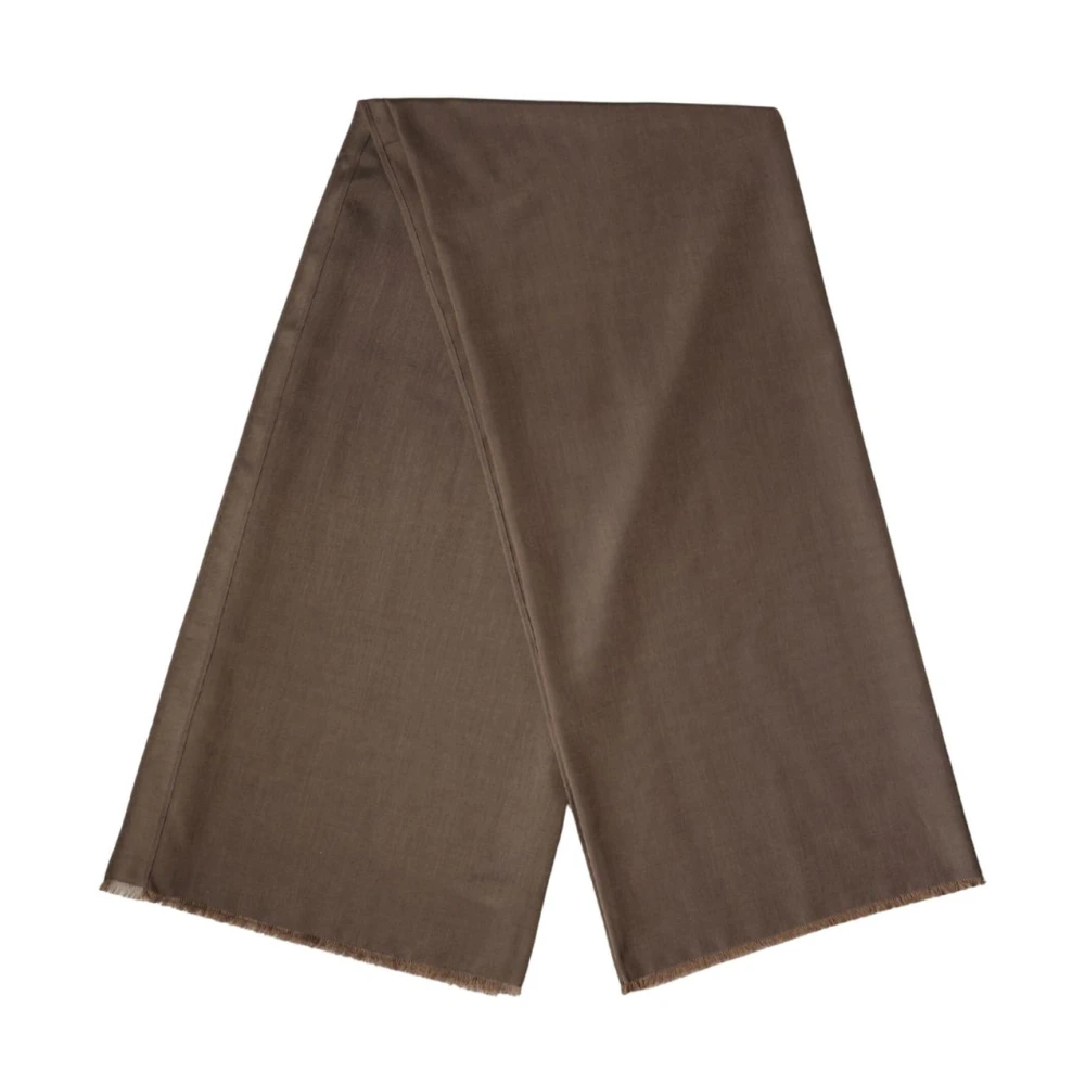 Dolce & Gabbana Men's Brown Scarves, One Size, Polyester Neck Warmer Shawl Scarf