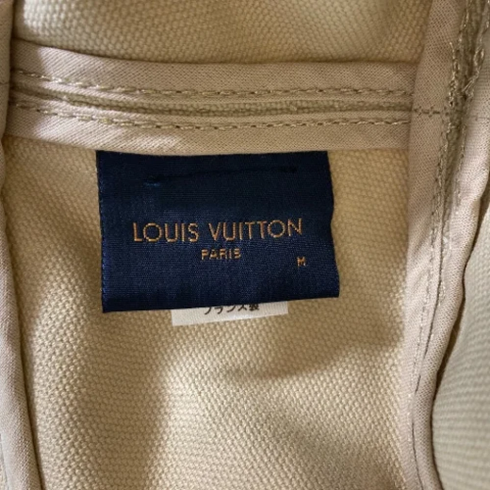 Louis Vuitton Vintage Pre-owned Cotton hats Beige Dames