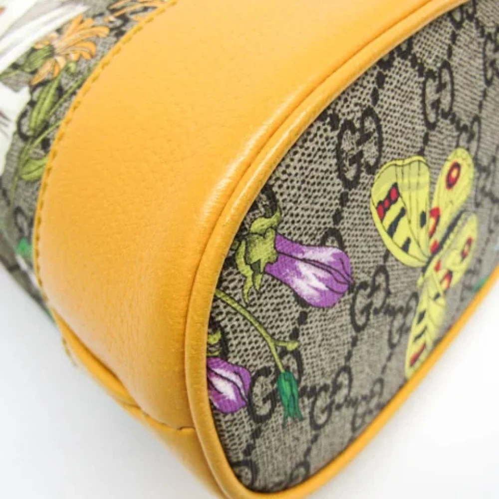 Gucci Vintage Pre-owned Leather gucci-bags Yellow Dames