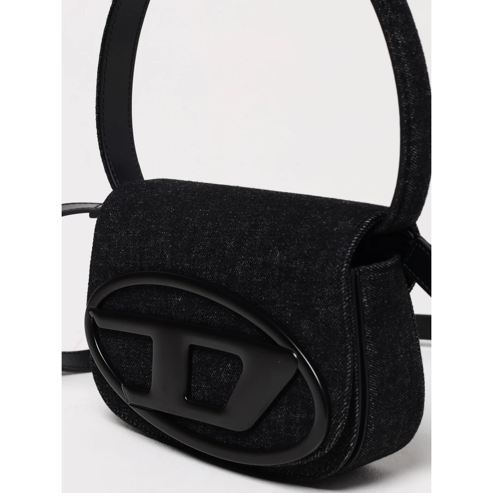 Diesel Denim Schoudertas Black Dames